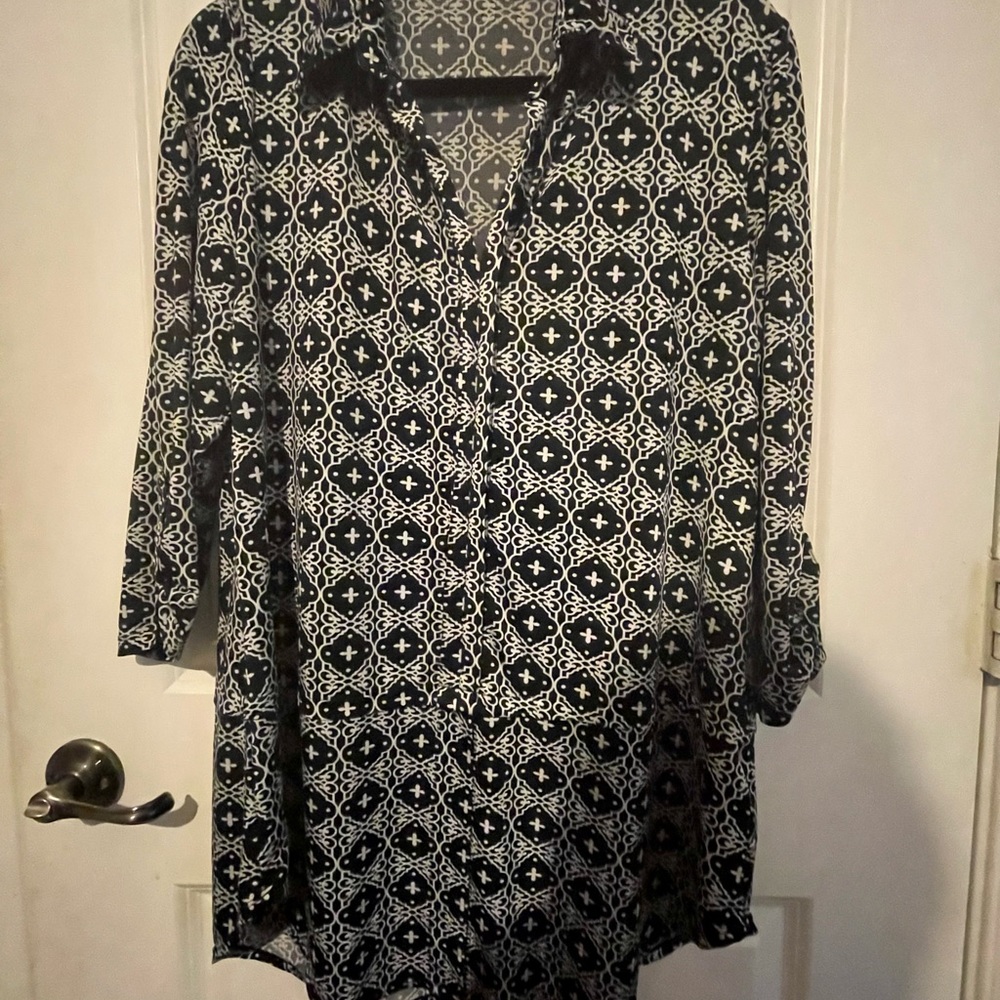 Tunic black & white